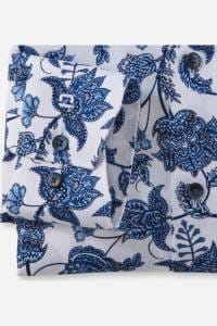 OLYMP Luxor Modern Fit Hemd royal, Bedruckt