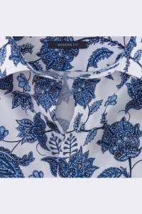 OLYMP Luxor Modern Fit Hemd royal, Bedruckt