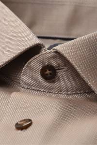 OLYMP Luxor Modern Fit Hemd nougat, Einfarbig