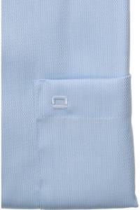 OLYMP Luxor Modern Fit Hemd bleu, Faux-uni