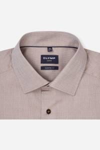 OLYMP Luxor Modern Fit Hemd nougat, Faux-uni
