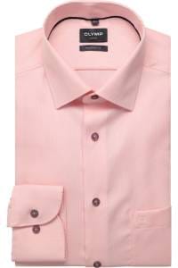 OLYMP Luxor Modern Fit Hemd hellrose, Faux-uni