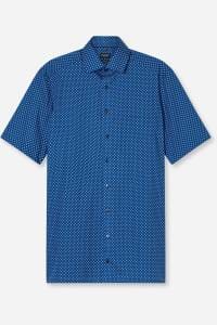 OLYMP Luxor Modern Fit Hemd royal, Bedruckt
