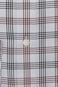 OLYMP Luxor Modern Fit Hemd bleu, Kariert