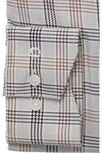 OLYMP Luxor Modern Fit Hemd silbergrau, Kariert