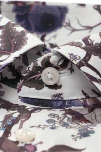 OLYMP Luxor Modern Fit Hemd weiss, Bedruckt