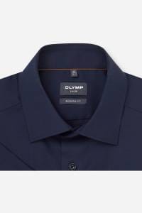 OLYMP Luxor Modern Fit Hemd marine, Faux-uni