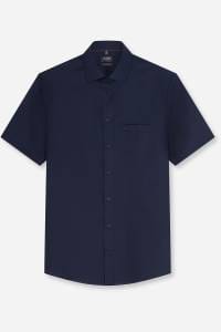 OLYMP Luxor Modern Fit Hemd marine, Faux-uni