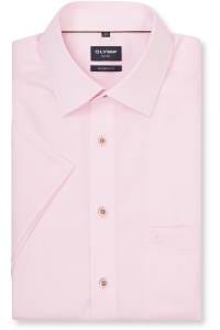 OLYMP Luxor Modern Fit Hemd pink, Faux-uni