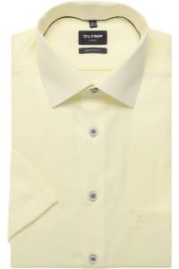 OLYMP Luxor Modern Fit Hemd gelb, Einfarbig