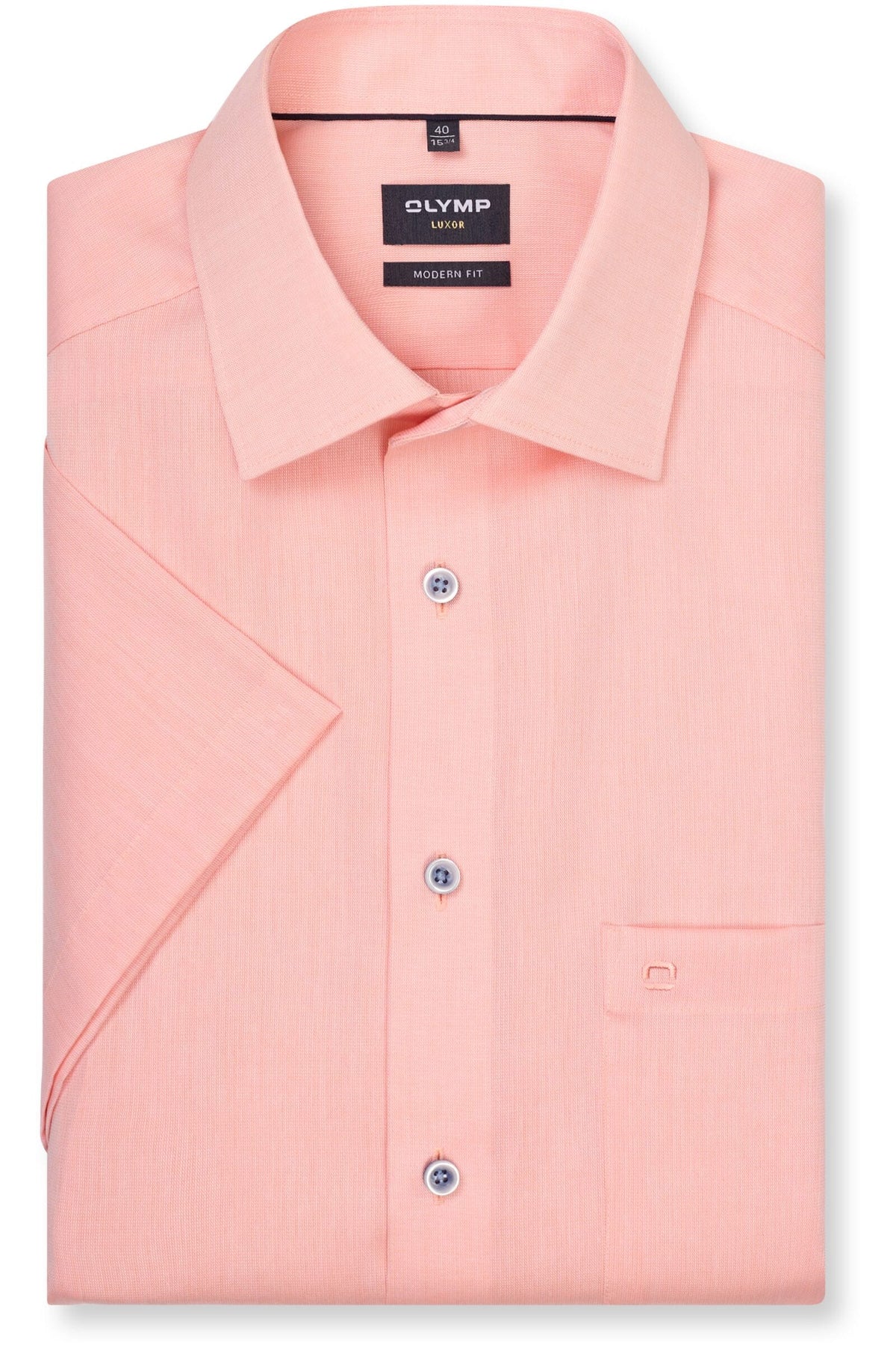 OLYMP Luxor Modern Fit Hemd pink, Faux-uni