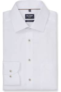 OLYMP Luxor Modern Fit Hemd weiss, Einfarbig