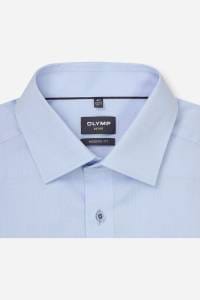 OLYMP Luxor Modern Fit Hemd bleu, Einfarbig