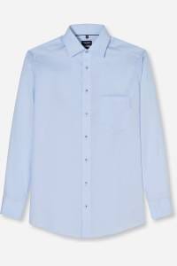 OLYMP Luxor Modern Fit Hemd bleu, Einfarbig