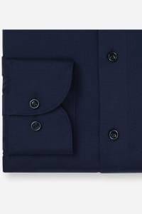 OLYMP Luxor Modern Fit Hemd marine, Einfarbig