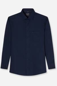 OLYMP Luxor Modern Fit Hemd marine, Einfarbig