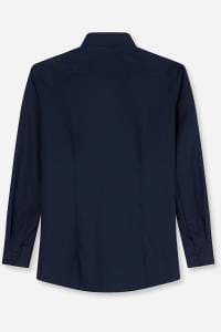 OLYMP Luxor Modern Fit Hemd marine, Einfarbig