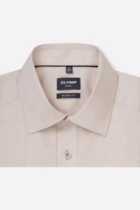 OLYMP Luxor Modern Fit Hemd natur, Einfarbig