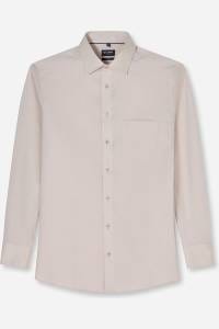 OLYMP Luxor Modern Fit Hemd natur, Einfarbig