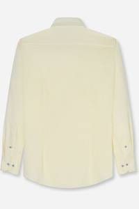 OLYMP Luxor Modern Fit Hemd zitronengelb, Faux-uni