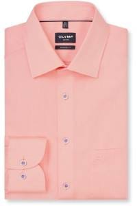 OLYMP Luxor Modern Fit Hemd mandarin, Faux-uni
