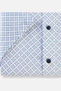 OLYMP Luxor Modern Fit Hemd weiss, Bedruckt