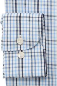 OLYMP Luxor Modern Fit Hemd blau, Kariert