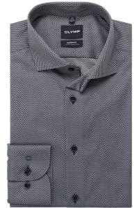 OLYMP Luxor Modern Fit Hemd marine, Faux-uni