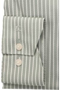 OLYMP Luxor Modern Fit Hemd grün/weiss, Gestreift