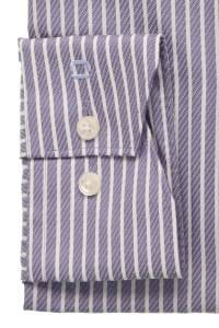 OLYMP Luxor Modern Fit Hemd viola, Gestreift