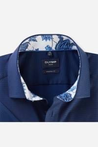 OLYMP Luxor Modern Fit Hemd marine, Faux-uni
