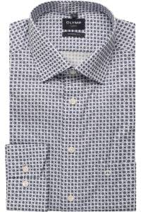 OLYMP Luxor Modern Fit Hemd viola, Bedruckt