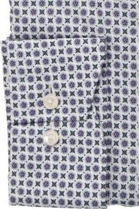 OLYMP Luxor Modern Fit Hemd viola, Bedruckt