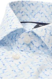 OLYMP Luxor Modern Fit Hemd bleu, Bedruckt