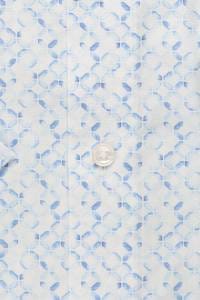 OLYMP Luxor Modern Fit Hemd bleu, Bedruckt