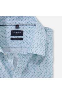 OLYMP Luxor Modern Fit Hemd mint, Bedruckt