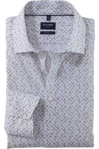 OLYMP Luxor Modern Fit Hemd oliv, Bedruckt