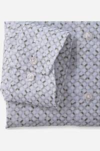 OLYMP Luxor Modern Fit Hemd oliv, Bedruckt