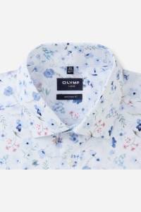 OLYMP Luxor Modern Fit Hemd weiss, Bedruckt