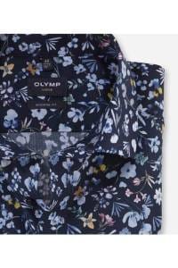 OLYMP Luxor Modern Fit Hemd marine, Bedruckt