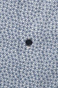 OLYMP Luxor Modern Fit Hemd blau, Bedruckt