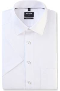 OLYMP Luxor Modern Fit Hemd weiss, Einfarbig