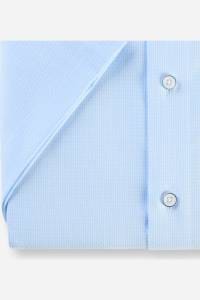 OLYMP Luxor Modern Fit Hemd bleu, Faux-uni