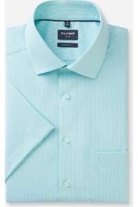 OLYMP Luxor Modern Fit Hemd mint, Faux-uni