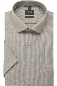 OLYMP Luxor Modern Fit Hemd oliv, Faux-uni