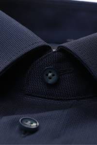 OLYMP Luxor Modern Fit Hemd marine, Einfarbig