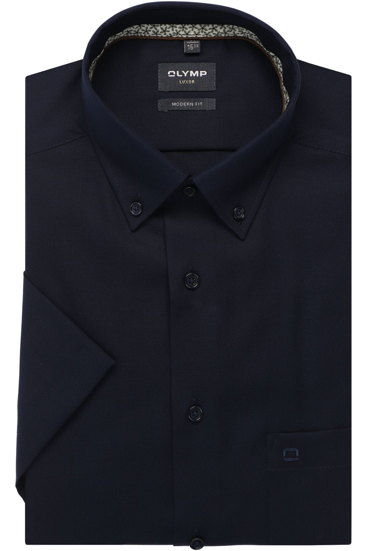 OLYMP Luxor Modern Fit Hemd marine, Faux-uni