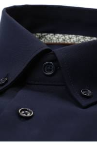 OLYMP Luxor Modern Fit Hemd marine, Faux-uni