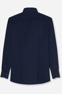 OLYMP Luxor Modern Fit Hemd marine, Einfarbig
