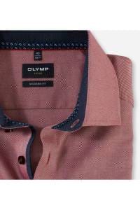 OLYMP Luxor Modern Fit Hemd rot, Einfarbig
